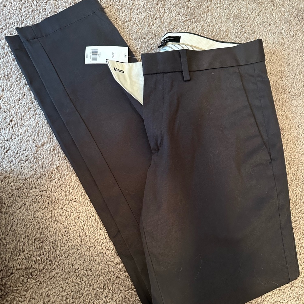 Men's gray Fulton chino dress pants 30x32